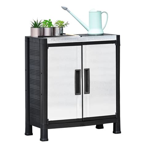 metal garden box|waterproof outdoor metal storage cabinet.